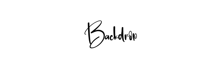Backdrop  免费字体下载