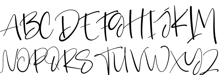 Backdrop Font UPPERCASE