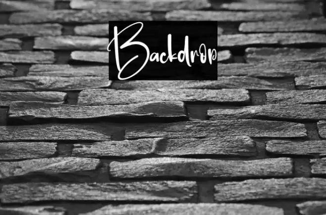 Backdrop خط examples