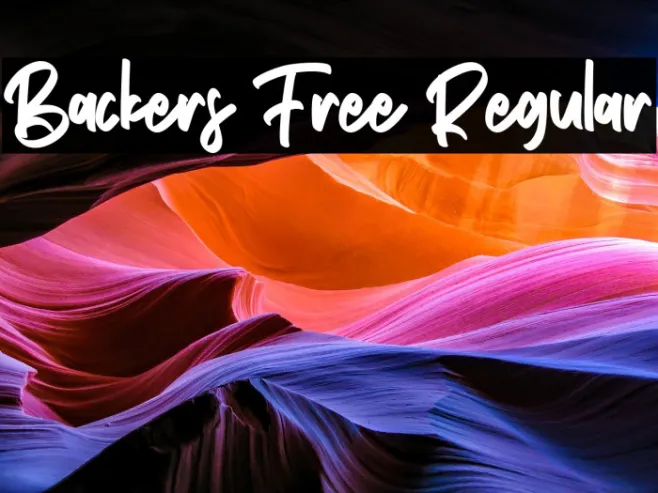 Backers Free Regular Example 1