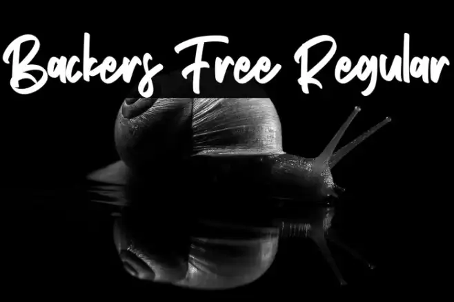 Backers Free Regular Example 3