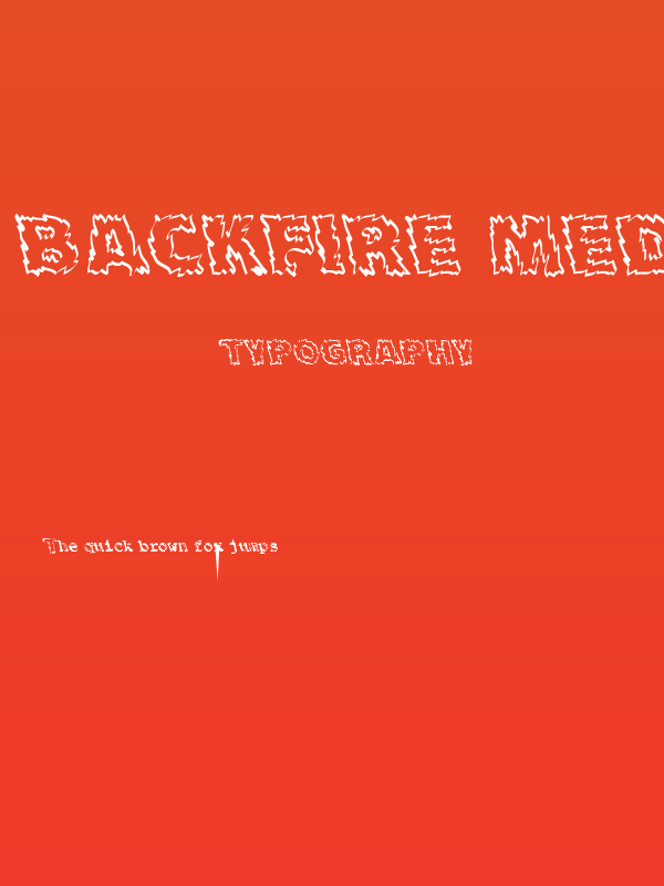 Backfire Medium Poster