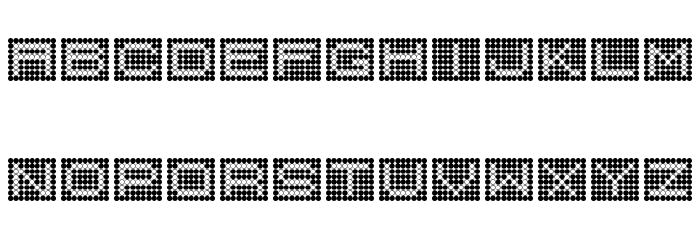 Backflash Inverted Regular Font OTHER CHARS