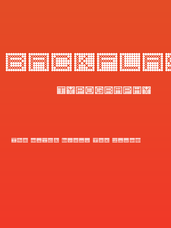 Backflash Inverted Regular Poster