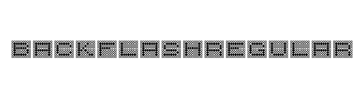 Backflash Regular  Frei Schriftart Herunterladen