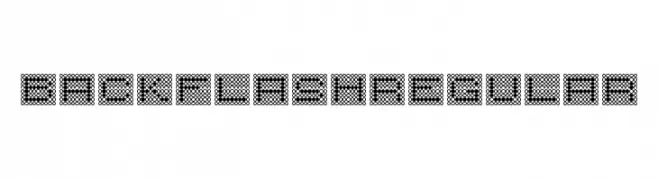 Backflash Regular  Скачать бесплатные шрифты