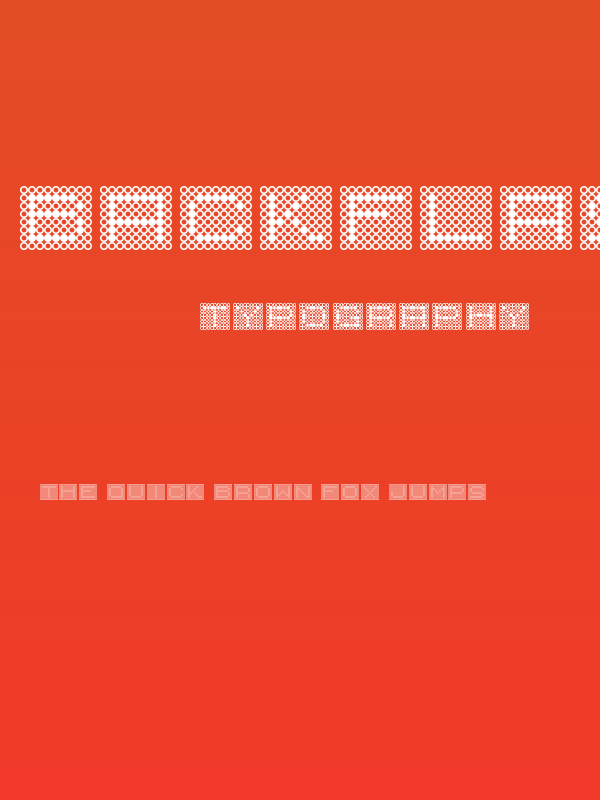 Backflash Regular Poster