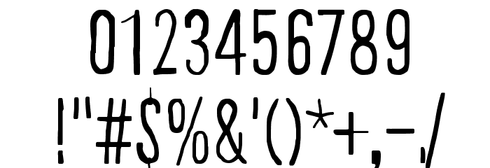 Background noise Font OTHER CHARS