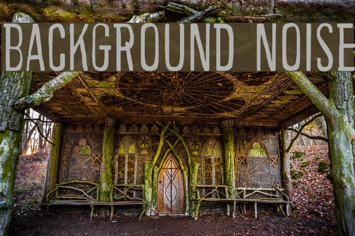 Background noise Font examples