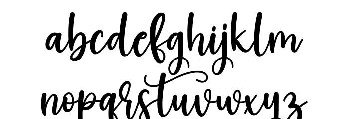 Background Font LOWERCASE