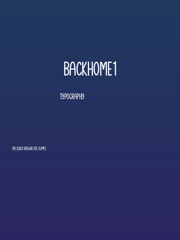 Backhome1 Poster