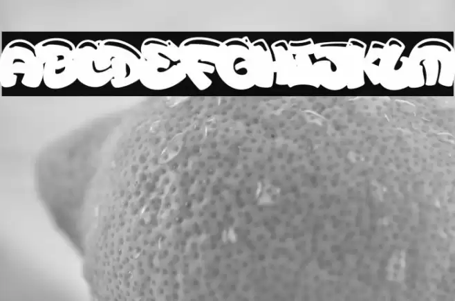 Backlane PERSONAL USE Regular Fonte examples