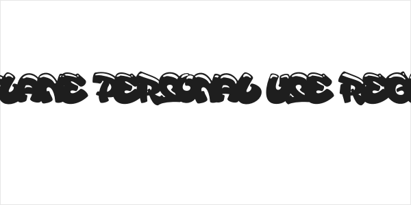 Backlane PERSONAL USE Regular Logo