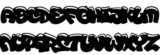 Backlane PERSONAL USE Regular Fonte MINÚSCULAS