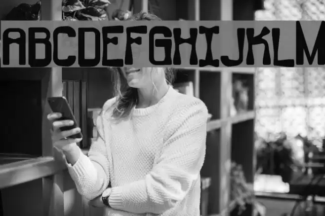 Backlash BRK Font examples