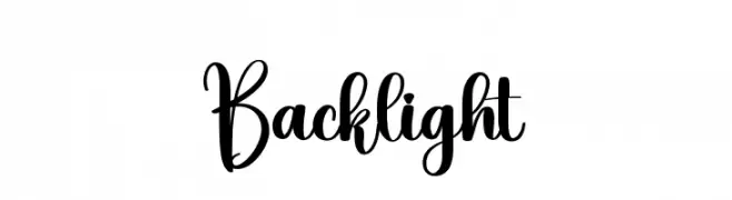 Backlight  Descarca Fonturi Gratis