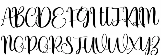 Backlight Schriftart Groß