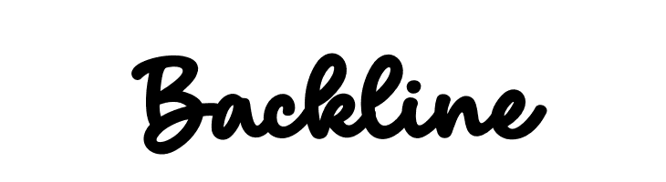 Backline  フリーフォントのダウンロード