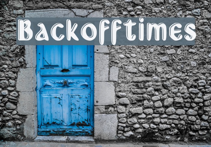 Backoff_times Font examples