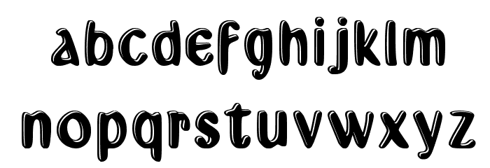 Backoff_times Font LOWERCASE