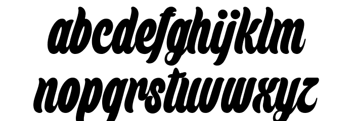 Backpack Personal Use Font LOWERCASE