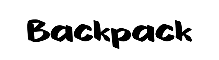 Backpack  Free Fonts Download