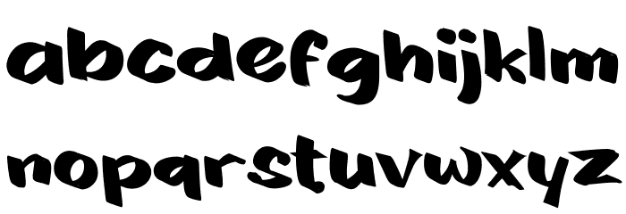Backpack Font LOWERCASE
