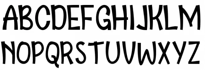 Backpacker DEMO Schriftart Groß