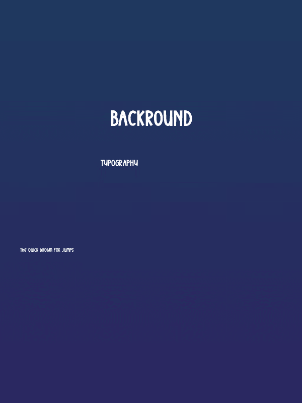 Backround Poster