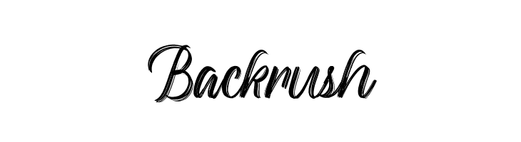 Backrush  नि: शुल्क फ़ॉन्ट्स डाउनलोड