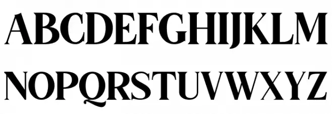 Backslash Reguler 字体 大写