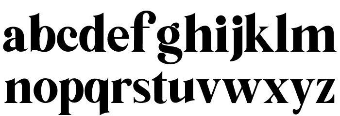 Backslash Reguler Font LOWERCASE