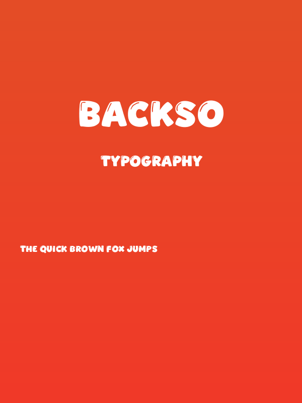 Backso Poster