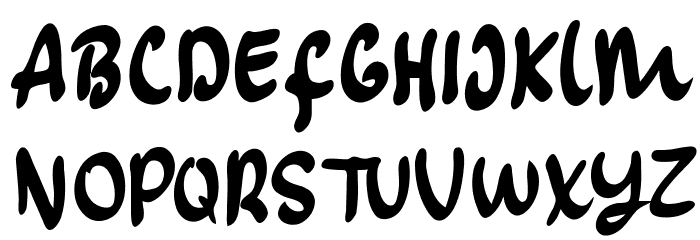 Backsound Font UPPERCASE