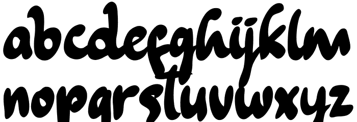 Backsound Font LOWERCASE