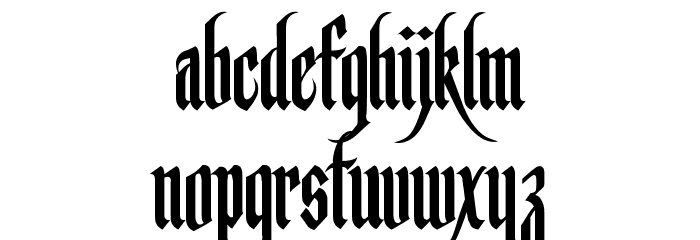 Backstab Personal Use Regular Font LOWERCASE
