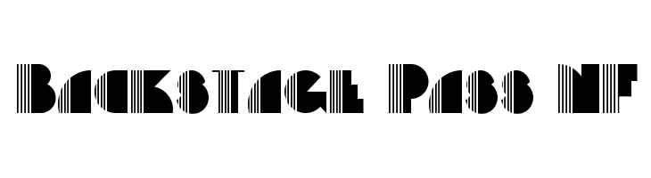 Backstage Pass NF  font caratteri gratis