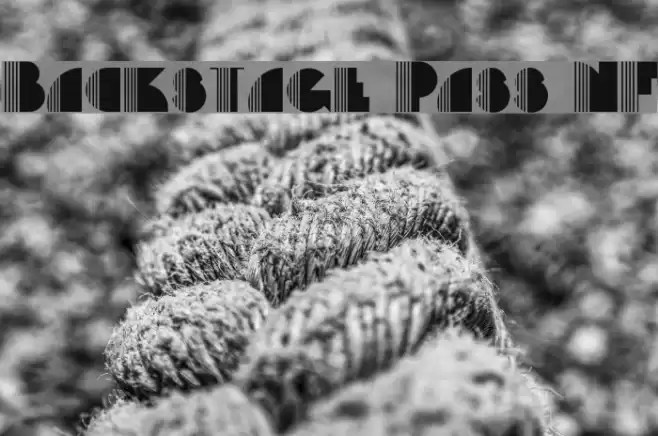 Backstage Pass NF Font examples