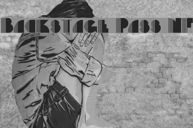 Backstage Pass NF Font examples
