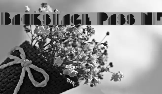 Backstage Pass NF Font examples
