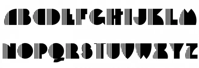 BackstagePassNF Font Litere mari