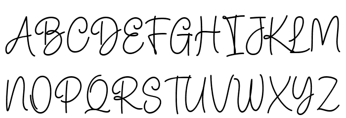 Backstay Regular Font UPPERCASE