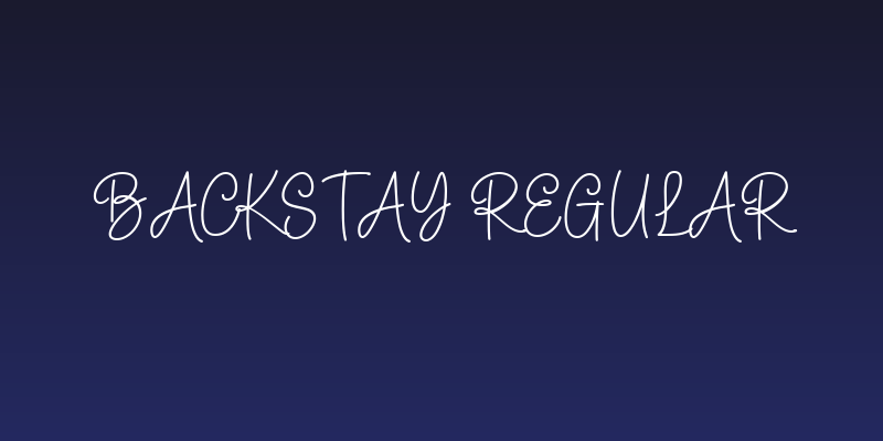 Backstay Regular Social Header