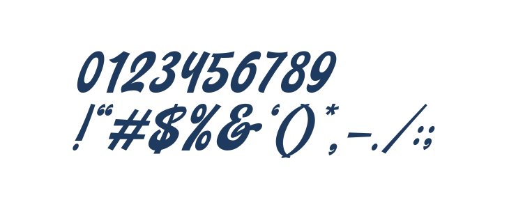 Backstranger Italic Other Characters