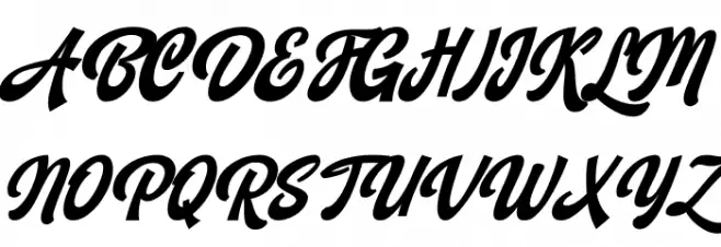 Backstranger Italic Fuentes MAYÚSCULAS
