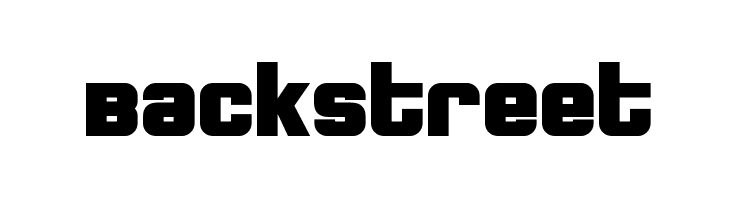 Backstreet Font