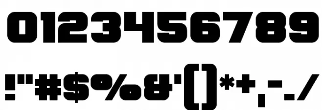 Backstreet Font OTHER CHARS