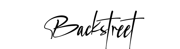 Backstreet  Descarca Fonturi Gratis