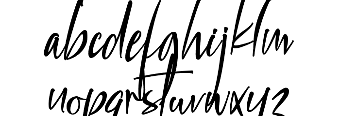 Backstreet Font LOWERCASE