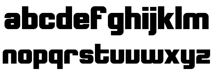 Backstreet Font LOWERCASE